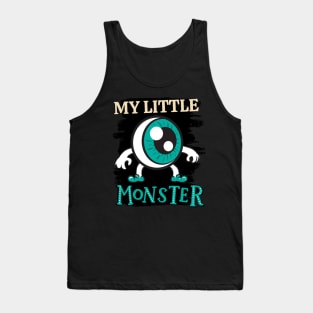 My Little Eye Monster Funny cute Scary ghost Halloween cute scary little ghost Tank Top